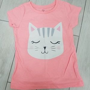 Girl's Carter's kitty tshirt Size 7